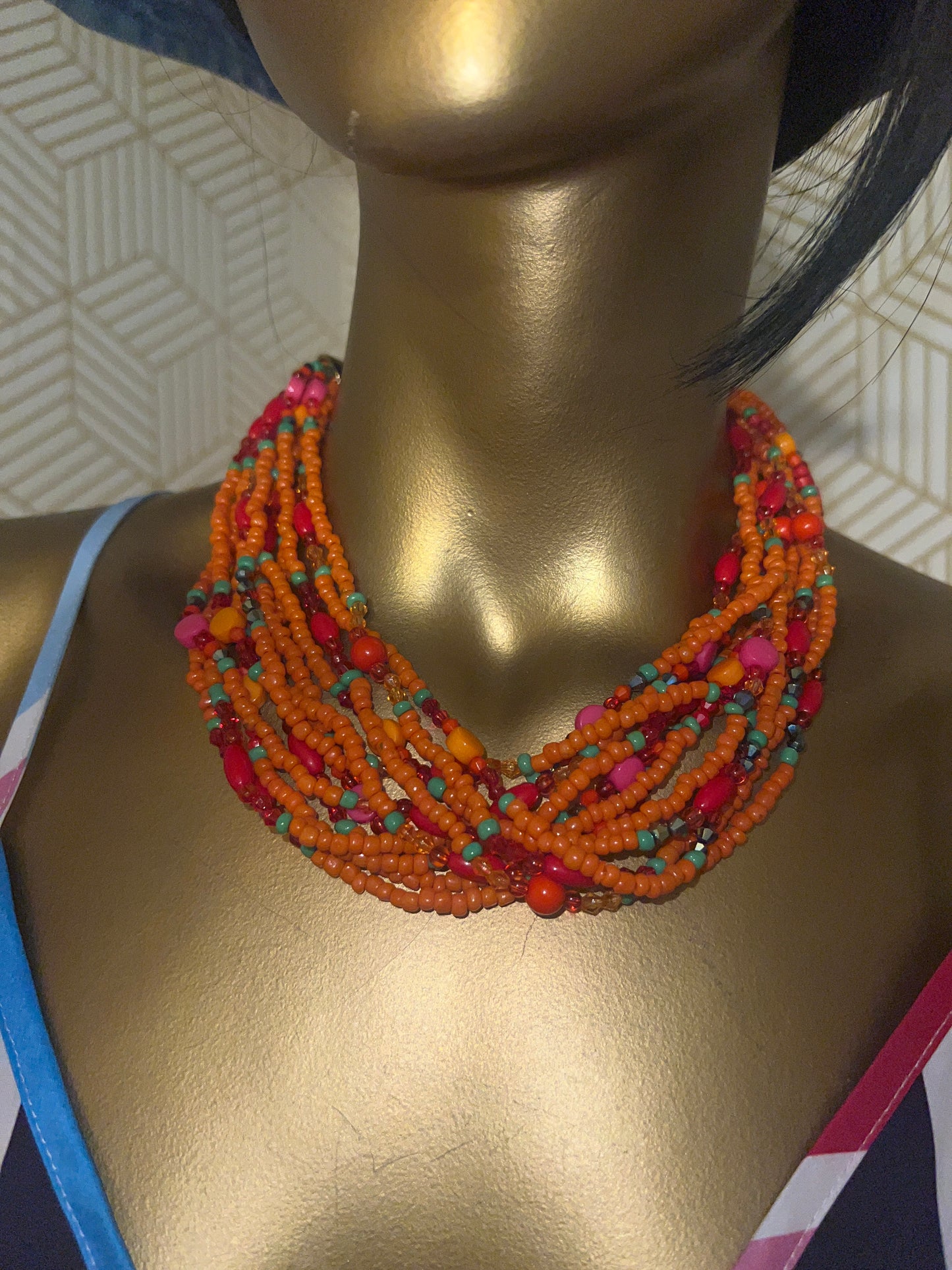 Orange Pop Necklace