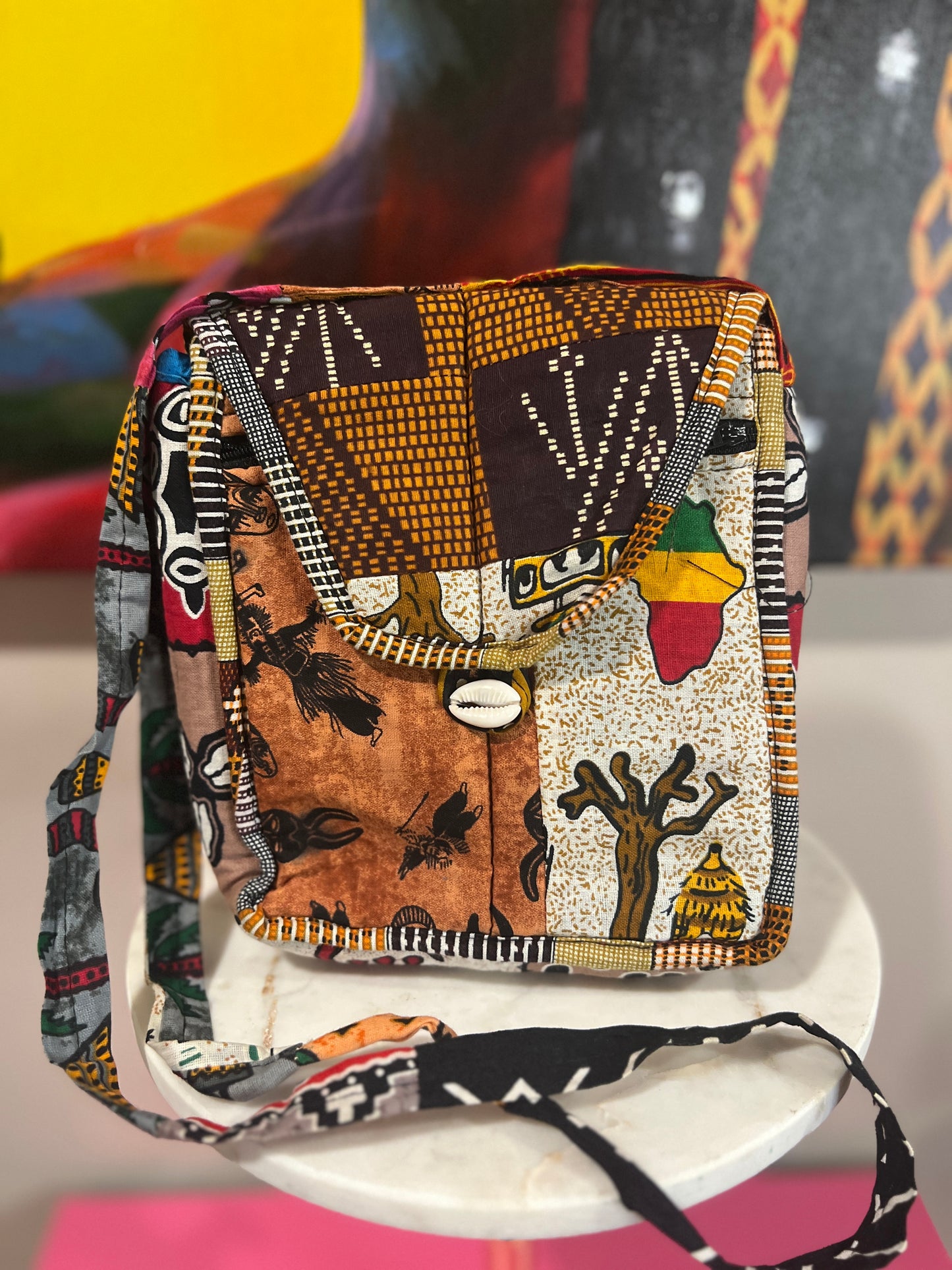 Bold & Beautiful African Print Purse – Vibrant Style