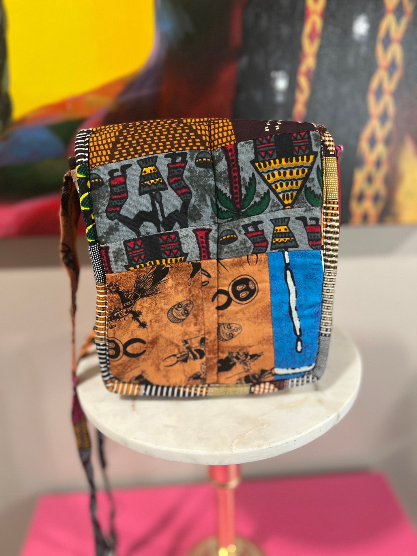 Bold & Beautiful African Print Purse – Vibrant Style