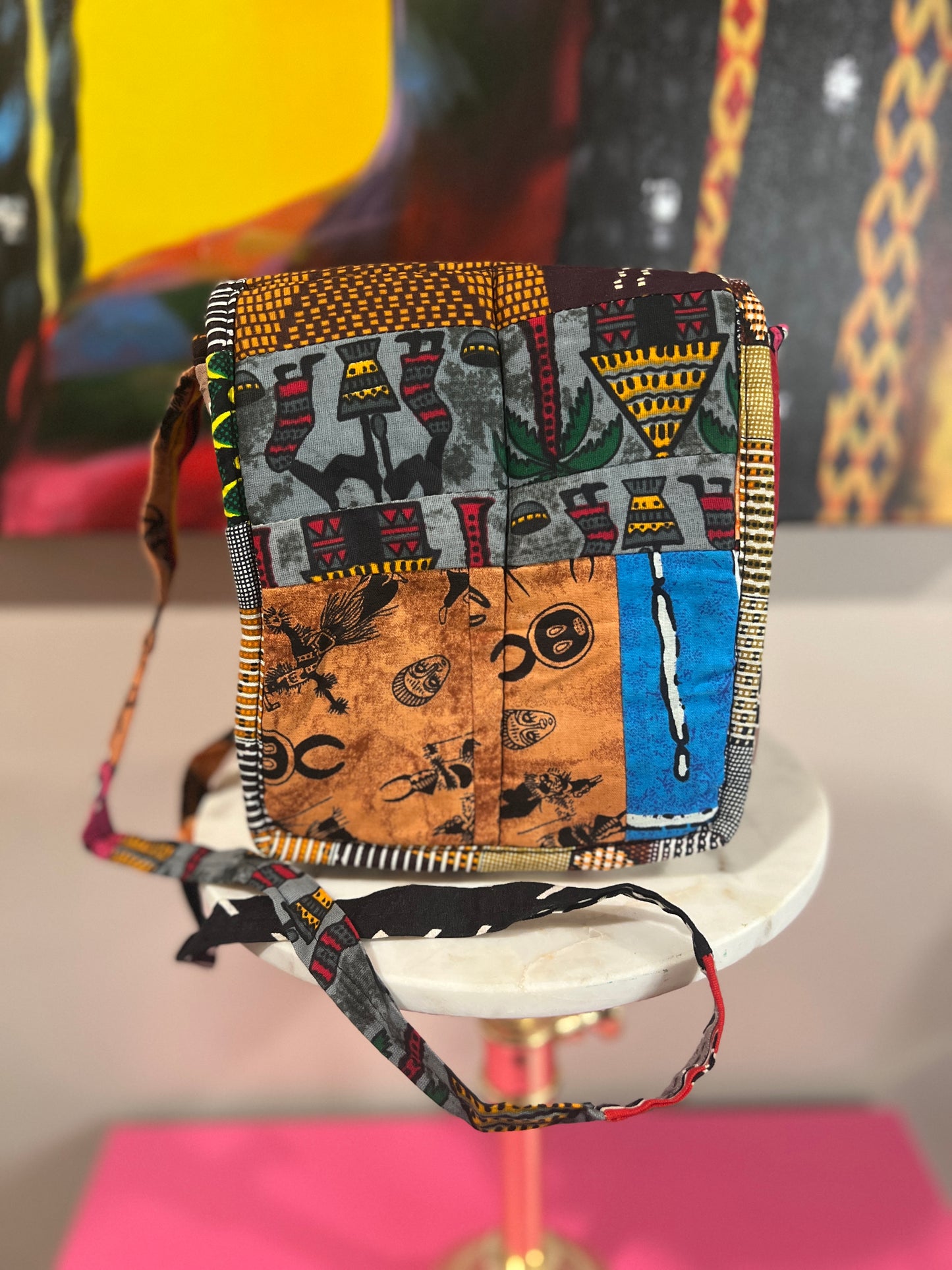 Bold & Beautiful African Print Purse – Vibrant Style
