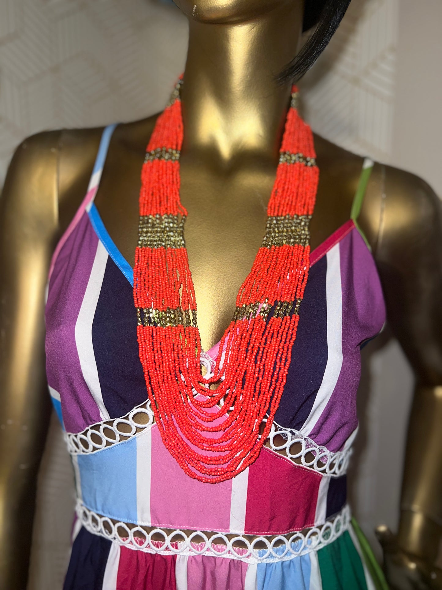 Elegant in Orange Necklace