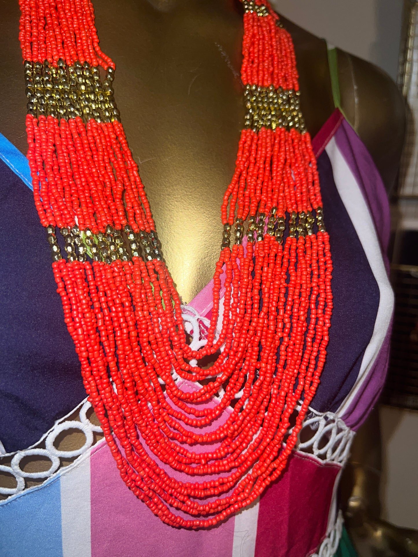 Elegant in Orange Necklace