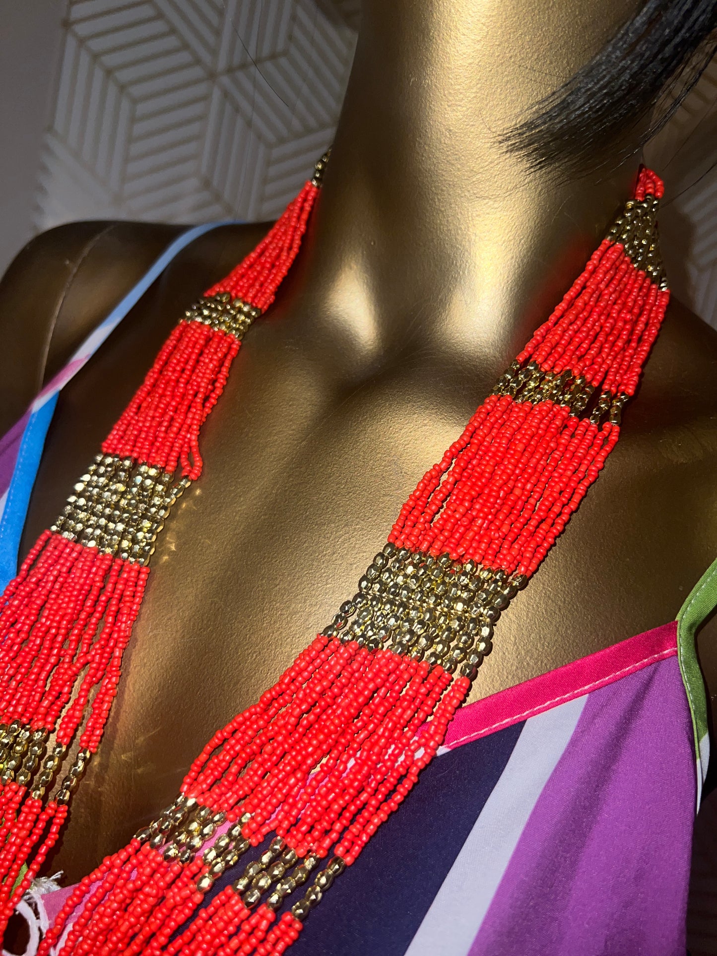 Elegant in Orange Necklace