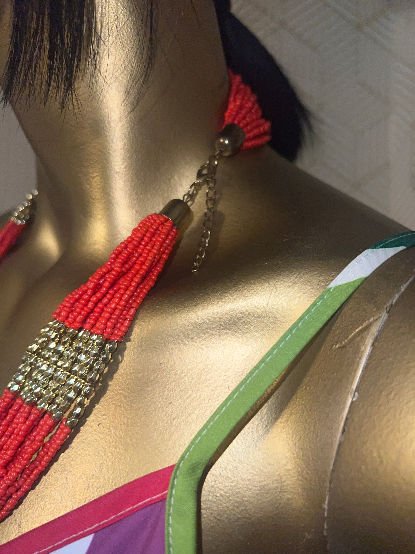 Elegant in Orange Necklace