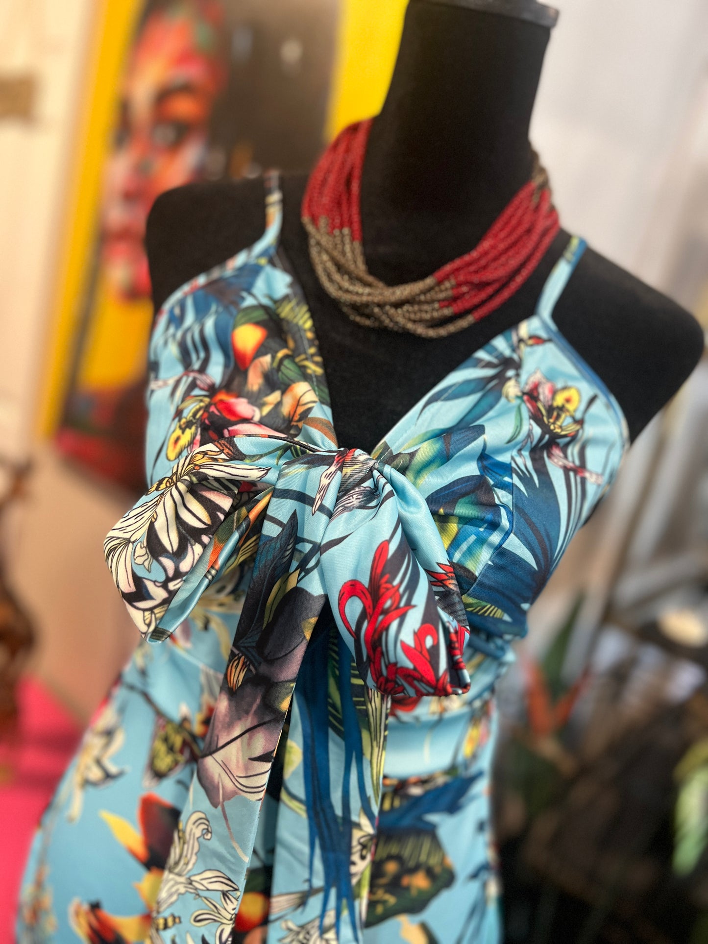 Tropical Paradise Maxi Dress - S
