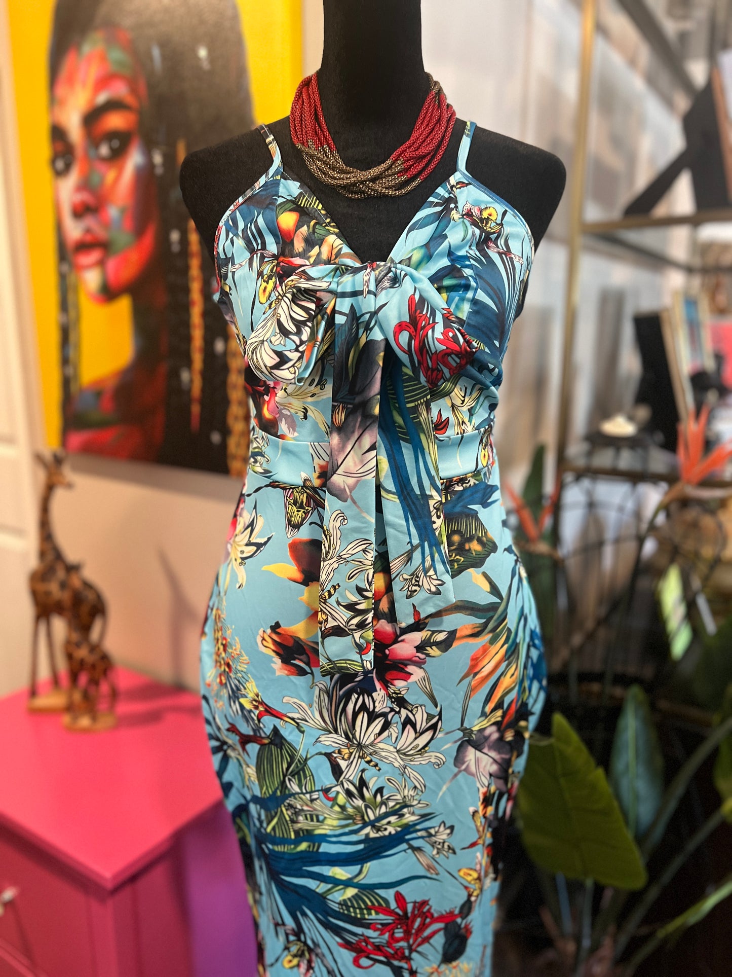 Tropical Paradise Maxi Dress - S